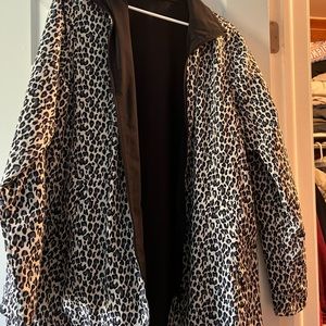 Leopard Print Rain Jacket